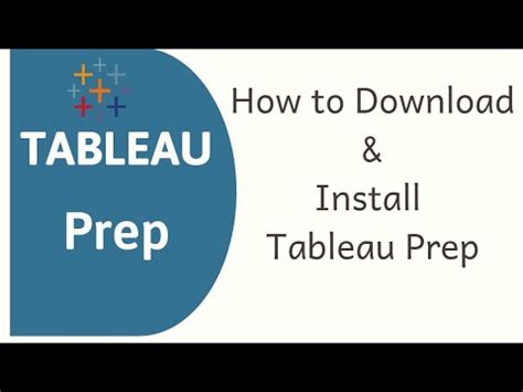 Download Tableau Prep Builder